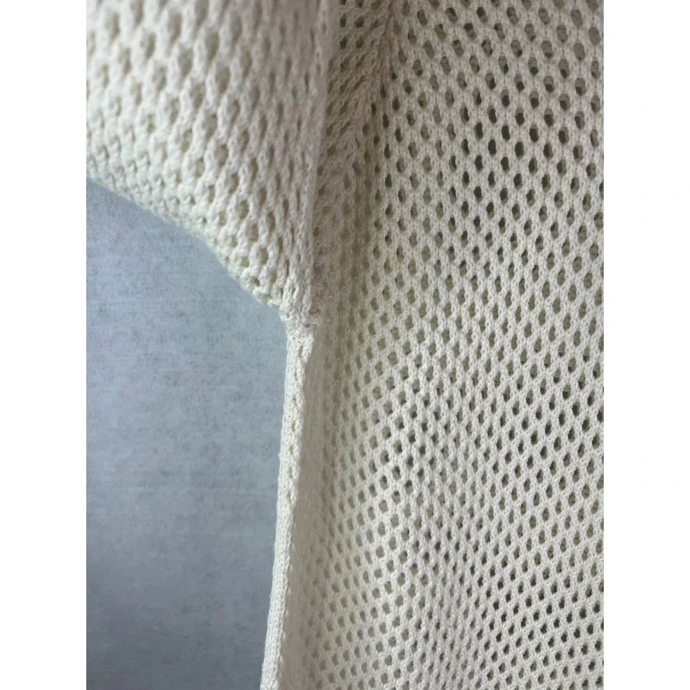 Mara Hoffman Uschi‎ Sweater Cream Sz XS